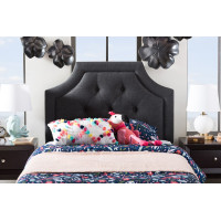 Baxton Studio BBT6623-Dark Grey-Twin HB-H1217-20 Mars Modern and Contemporary Dark Grey Fabric Twin Size Headboard